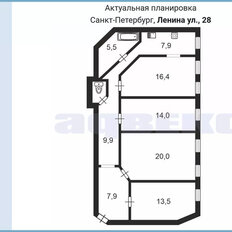 Квартира 96,5 м², 4-комнатная - изображение 2