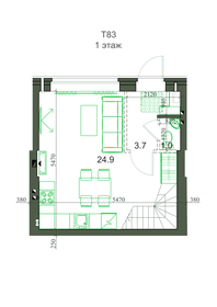 83,8 м², 4-комнатная квартира 7 639 000 ₽ - изображение 49