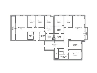 303,8 м², 6-комнатная квартира 380 000 000 ₽ - изображение 105