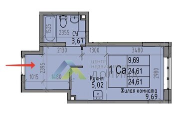 22,1 м², квартира-студия 2 460 000 ₽ - изображение 16