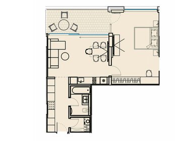 Квартира 73,5 м², 2-комнатные - изображение 2