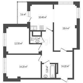 93,6 м², 3-комнатная квартира 10 500 000 ₽ - изображение 11