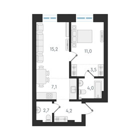 59,3 м², 2-комнатная квартира 8 000 000 ₽ - изображение 54