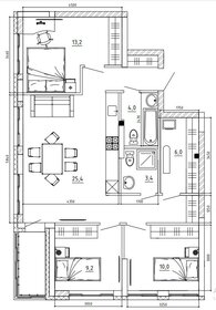 72,4 м², 3-комнатная квартира 7 390 000 ₽ - изображение 110