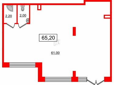 65,2 м², помещение свободного назначения - изображение 5