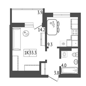 22 м², квартира-студия 3 150 000 ₽ - изображение 60