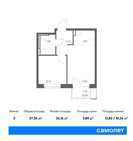 Квартира 37 м², 1-комнатная - изображение 1