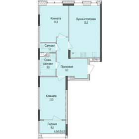 62 м², 2-комнатная квартира 5 000 000 ₽ - изображение 41