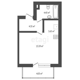 Квартира 30,6 м², студия - изображение 2