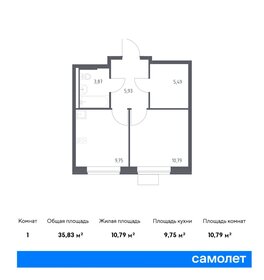 Квартира 22,3 м², студия - изображение 1