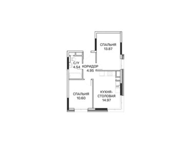38,9 м², 2-комнатная квартира 10 350 000 ₽ - изображение 119