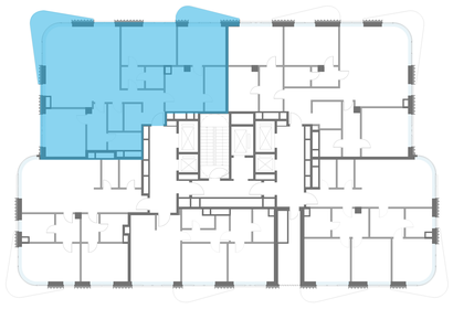 206,8 м², 3-комнатная квартира 605 580 032 ₽ - изображение 29