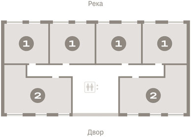59,1 м², 2-комнатная квартира 7 530 000 ₽ - изображение 2