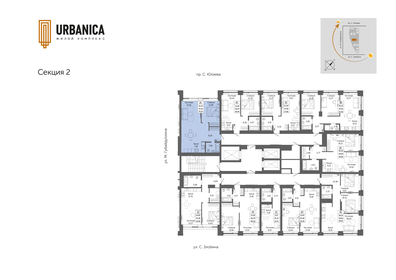 55,6 м², 2-комнатная квартира 9 000 700 ₽ - изображение 17