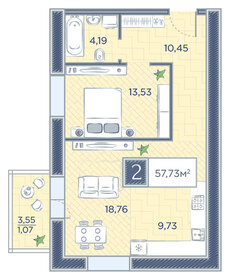 64,6 м², 2-комнатная квартира 8 700 000 ₽ - изображение 32