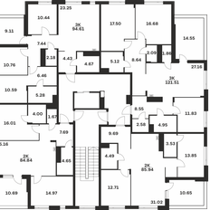 Квартира 78,5 м², 2-комнатная - изображение 3
