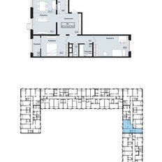 Квартира 78,5 м², 3-комнатная - изображение 2