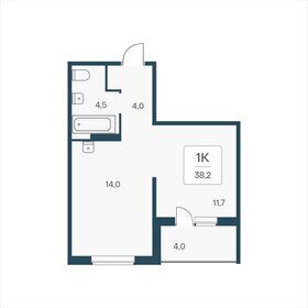 38,2 м², 1-комнатная квартира 4 200 000 ₽ - изображение 25