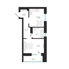 32,6 м², квартира-студия 5 680 000 ₽ - изображение 6