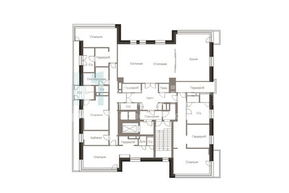 Квартира 370,1 м², 6-комнатная - изображение 1