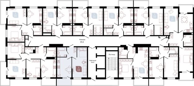 41,6 м², 1-комнатная квартира 4 900 000 ₽ - изображение 60