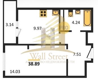 Квартира 38,8 м², 2-комнатная - изображение 1