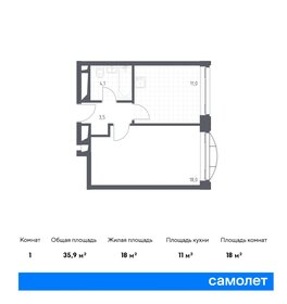 64,7 м², 3-комнатная квартира 20 300 000 ₽ - изображение 106