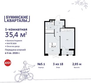 35,9 м², 1-комнатная квартира 9 783 676 ₽ - изображение 18