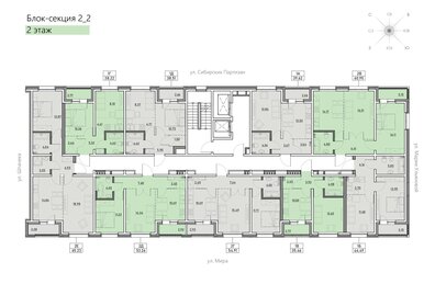45,5 м², 2-комнатная квартира 4 190 000 ₽ - изображение 73