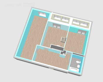44 м², 2-комнатная квартира 8 400 000 ₽ - изображение 80