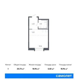 23,1 м², квартира-студия 4 100 000 ₽ - изображение 96