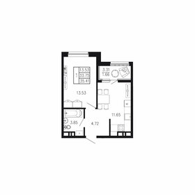 35,9 м², 1-комнатная квартира 5 150 000 ₽ - изображение 43