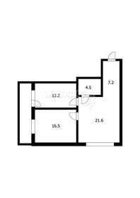 Квартира 65,8 м², 3-комнатная - изображение 1