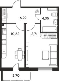 41 м², 1-комнатная квартира 3 550 000 ₽ - изображение 17