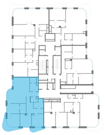 198,4 м², 3-комнатная квартира 500 849 984 ₽ - изображение 34