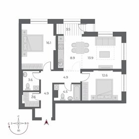 91 м², 4-комнатная квартира 12 700 000 ₽ - изображение 76