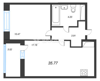 38,8 м², 1-комнатная квартира 10 250 000 ₽ - изображение 86