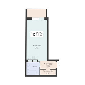 32,3 м², 1-комнатная квартира 4 200 300 ₽ - изображение 3
