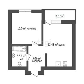 Квартира 35 м², 1-комнатная - изображение 2