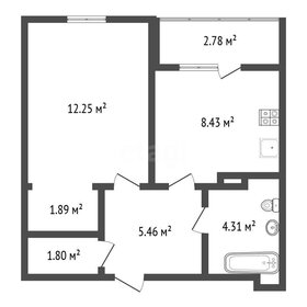 Квартира 35,5 м², 1-комнатная - изображение 1