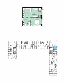 41,5 м², 1-комнатная квартира 3 735 000 ₽ - изображение 22