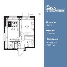 36,1 м², 1-комнатная квартира 12 963 293 ₽ - изображение 87