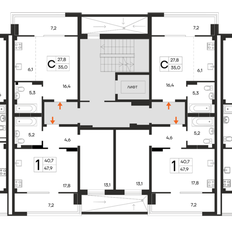 Квартира 58,5 м², 2-комнатная - изображение 2