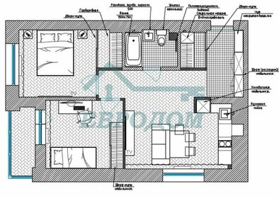 Квартира 61 м², 3-комнатная - изображение 1