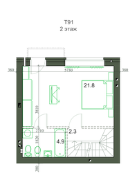 Квартира 91,4 м², 4-комнатная - изображение 2