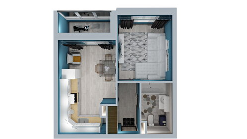 36,6 м², 1-комнатная квартира 3 494 385 ₽ - изображение 55