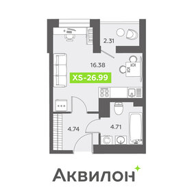 25 м², квартира-студия 6 100 000 ₽ - изображение 14