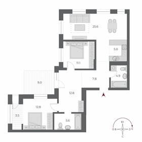 98 м², 3-комнатная квартира 17 200 000 ₽ - изображение 14