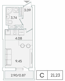 35,9 м², 1-комнатная квартира 8 410 229 ₽ - изображение 27