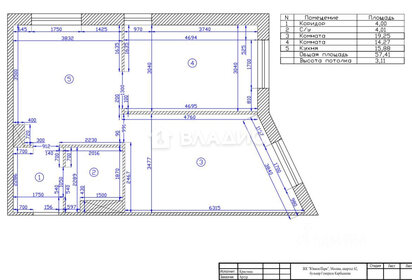 Квартира 57,3 м², 2-комнатная - изображение 4